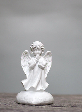 天使客厅卧室拍摄道具树脂工艺品
