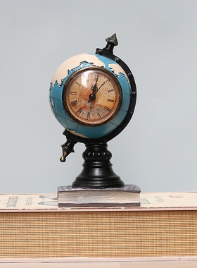 欧式风地球仪样板房树脂工艺品