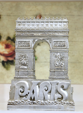 法国雄狮凯旋门摆件建筑模型树脂