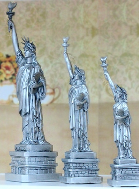 自由女神欧式办公室树脂工艺品