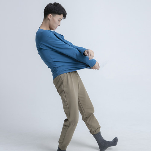 现代舞蹈服宽松男女上衣古典舞基训练功服健身休闲款蒙古族爵士舞 - 图2