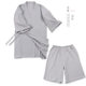 ສີແຂງແບບບູຮານ Hanfu Pajamas ເຄື່ອງນຸ່ງຫົ່ມເຮືອນຂະຫນາດໃຫຍ່