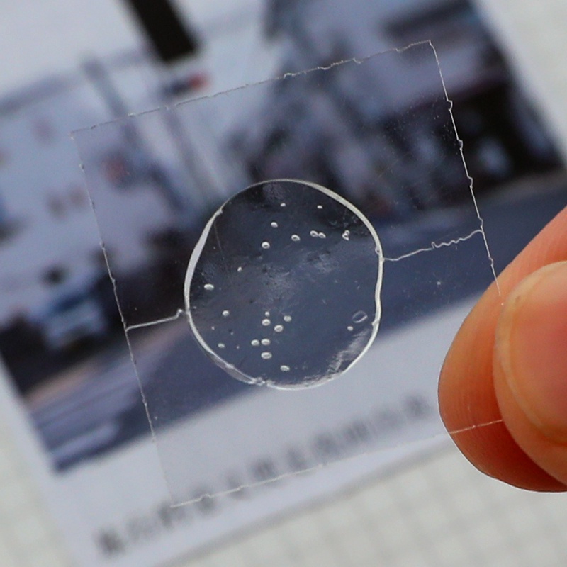 圆点胶带万能双面可移点点胶便签留言手帐装饰用胶点贴无痕200粒 - 图0