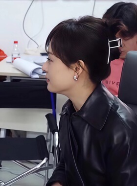 蛮好的人生胡曼黎同款金属大号发抓女韩国简约百搭后脑勺盘发抓夹