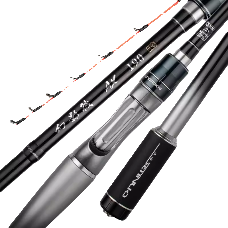 幻影筏AX二代1.7米1.9米海筏竿抛投筏玻纤竿梢海钓筏钓竿船筏排筏 - 图3