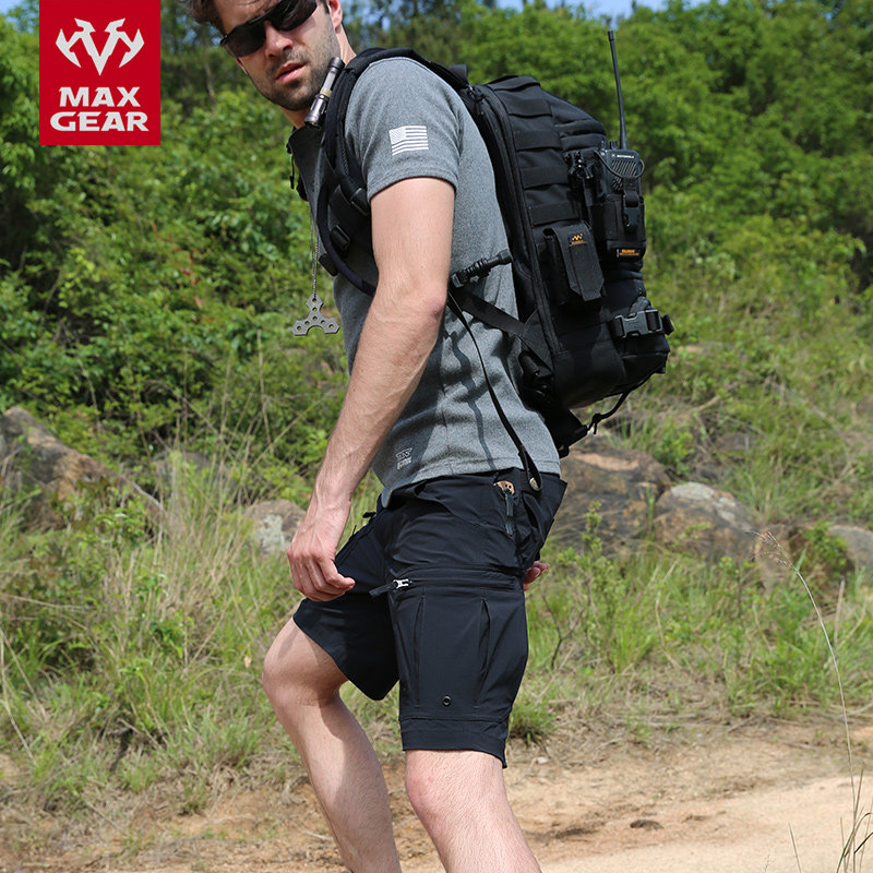 MAXGEAR海鹰计划休闲短裤 男夏季户外工装宽松透气舒适五分沙滩裤,淘宝优惠券,粉丝福利购,淘宝优惠卷