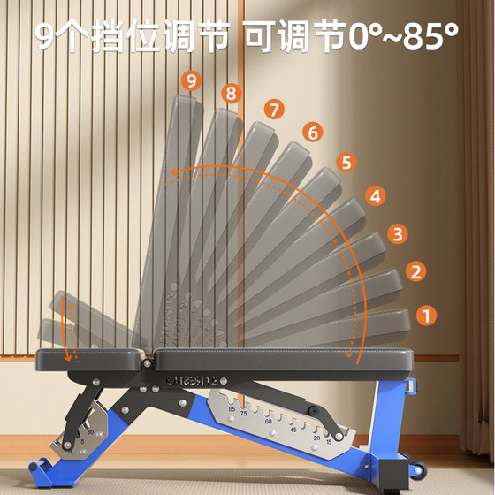 Multifunctional fitness chair for gym with dumbbell bench