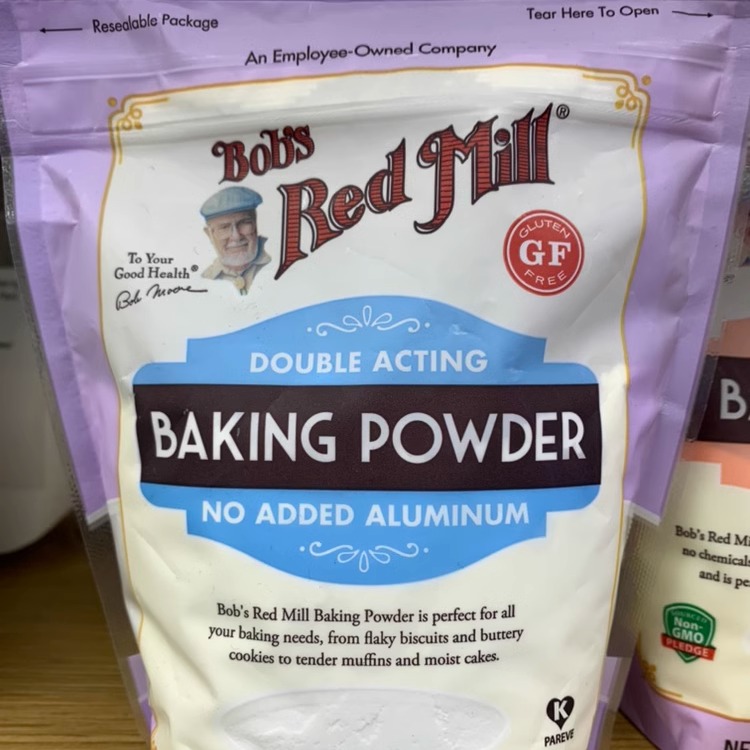 Bob's Red Mill Baking Powder红磨坊泡打粉无铝无麸质发酵粉烘焙 - 图0