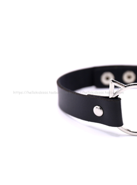 猫咪黑色暗黑系项圈
