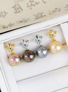 DIY配件s925纯银法式复古花朵