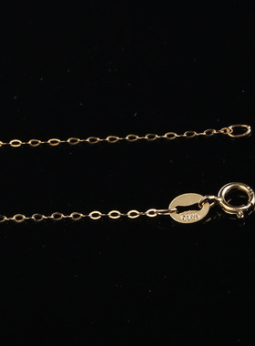 diy配件o字银镀金媲美18k项链