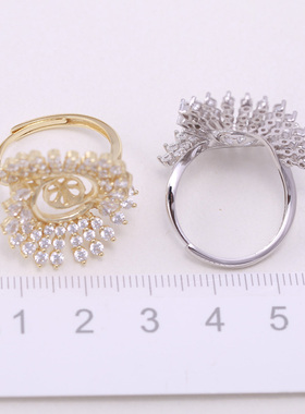 s925纯银手工diy制作戒指