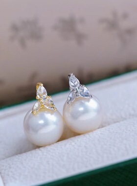 DIY手工制作珍珠项坠不含珍珠单个吊坠银饰 s925纯银吊坠配件