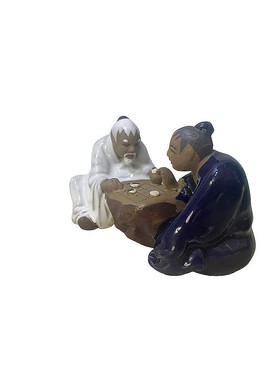 三寸对下棋围棋雅趣摆件家居装饰