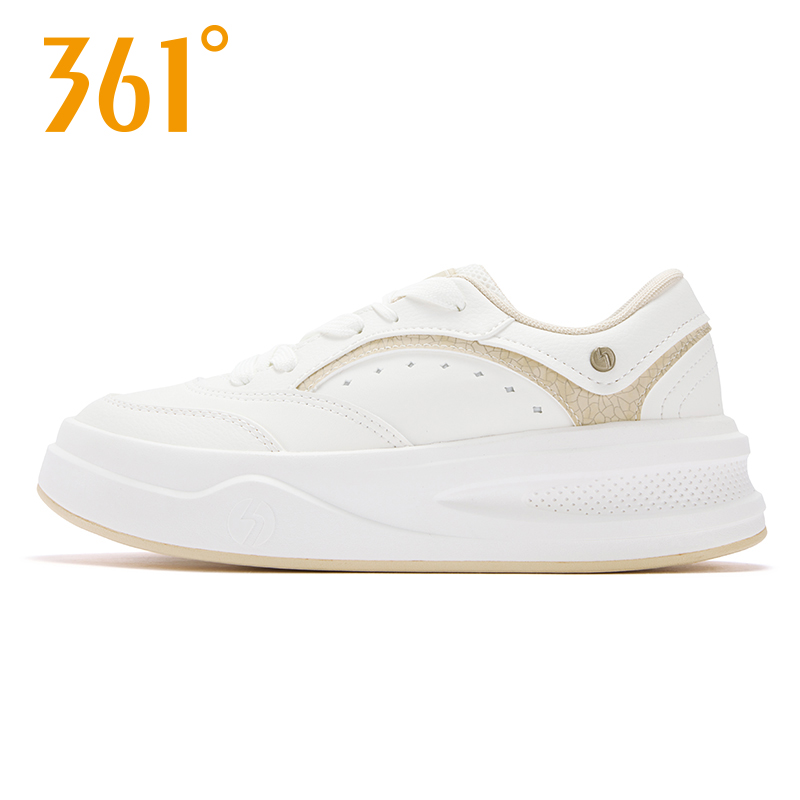 361发糕鞋2.0丨女鞋运动鞋2025年秋季新款厚底百搭板鞋582536614 - 图1