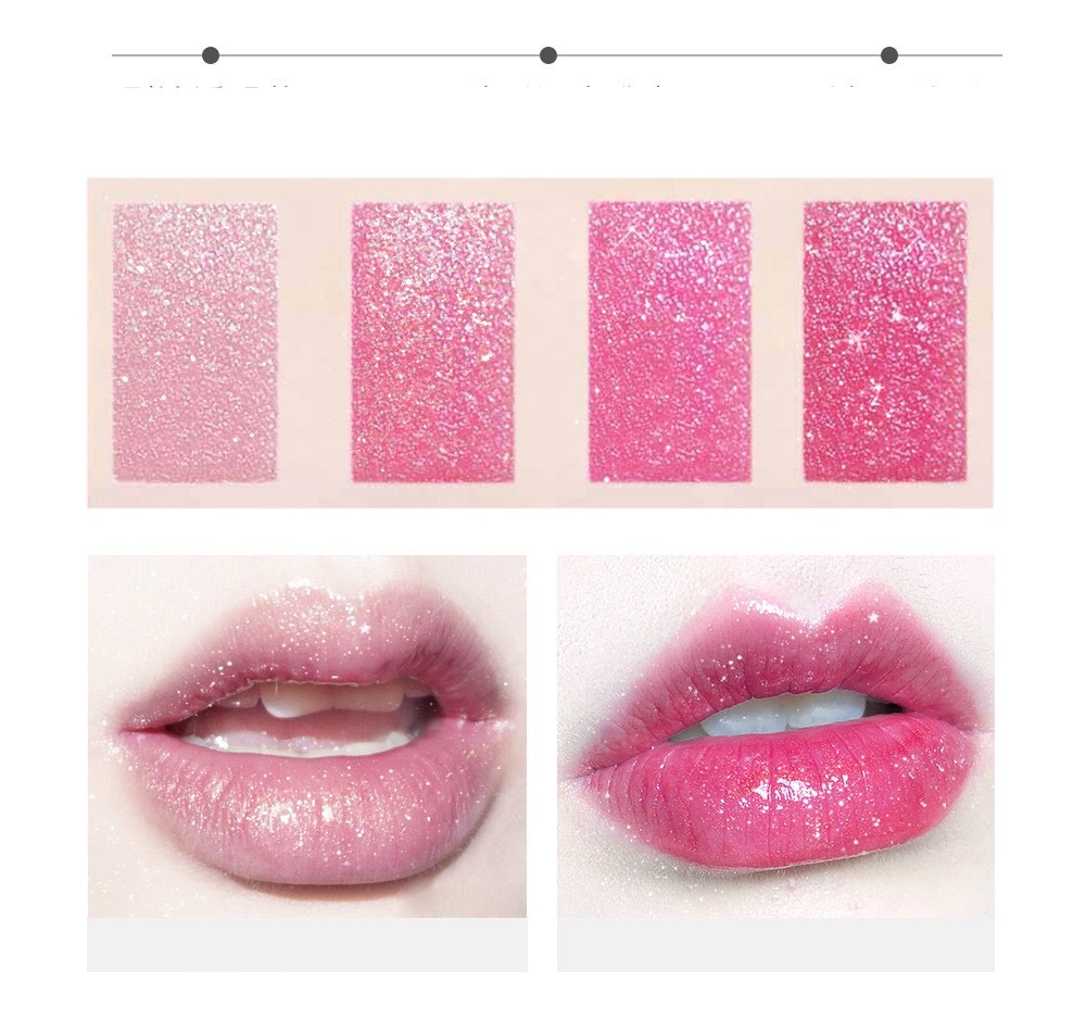 Glitter Matte Temperature Change Lipstick Waterproof Long - 图1