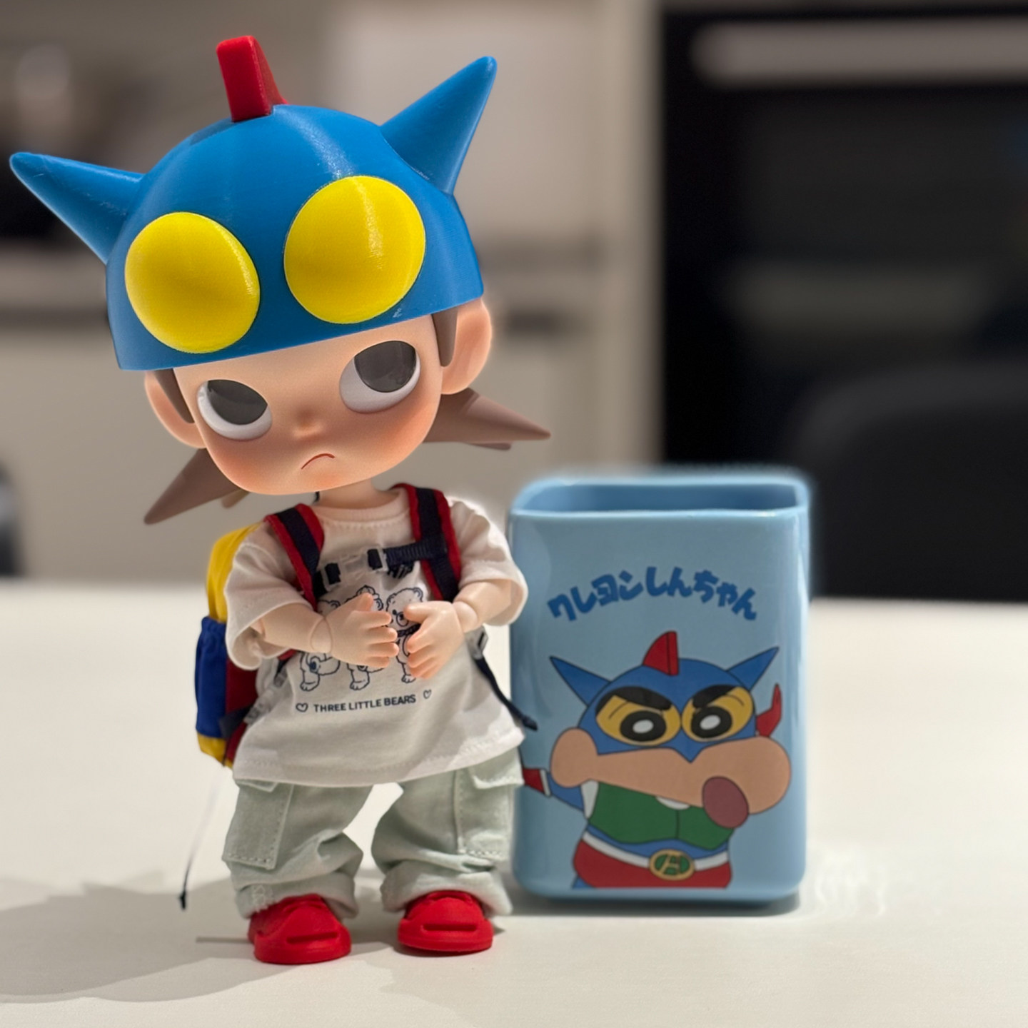 适合1234代labubu挂件娃娃嘎子姐的动感超人帽子有挂绳口耳朵孔,淘宝优惠券,粉丝福利购,淘宝优惠卷