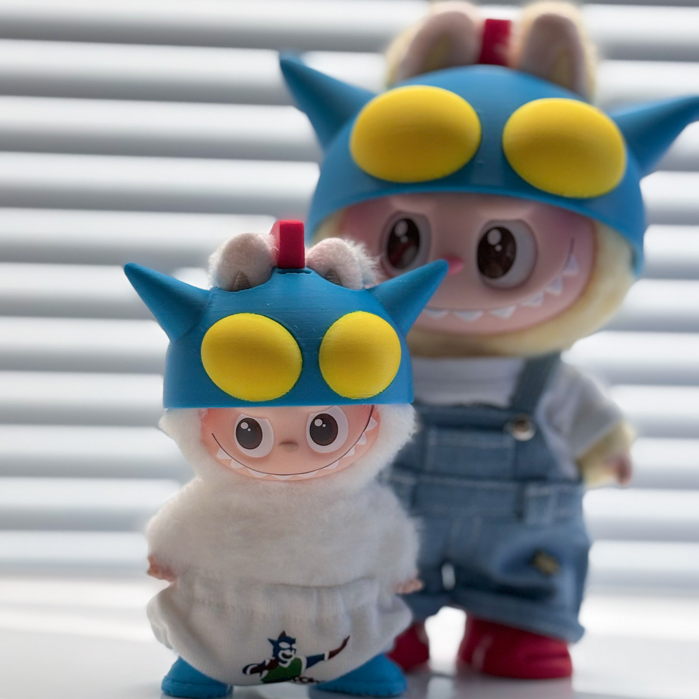 适合1234代labubu挂件娃娃嘎子姐的动感超人帽子有挂绳口耳朵孔,淘宝优惠券,粉丝福利购,淘宝优惠卷