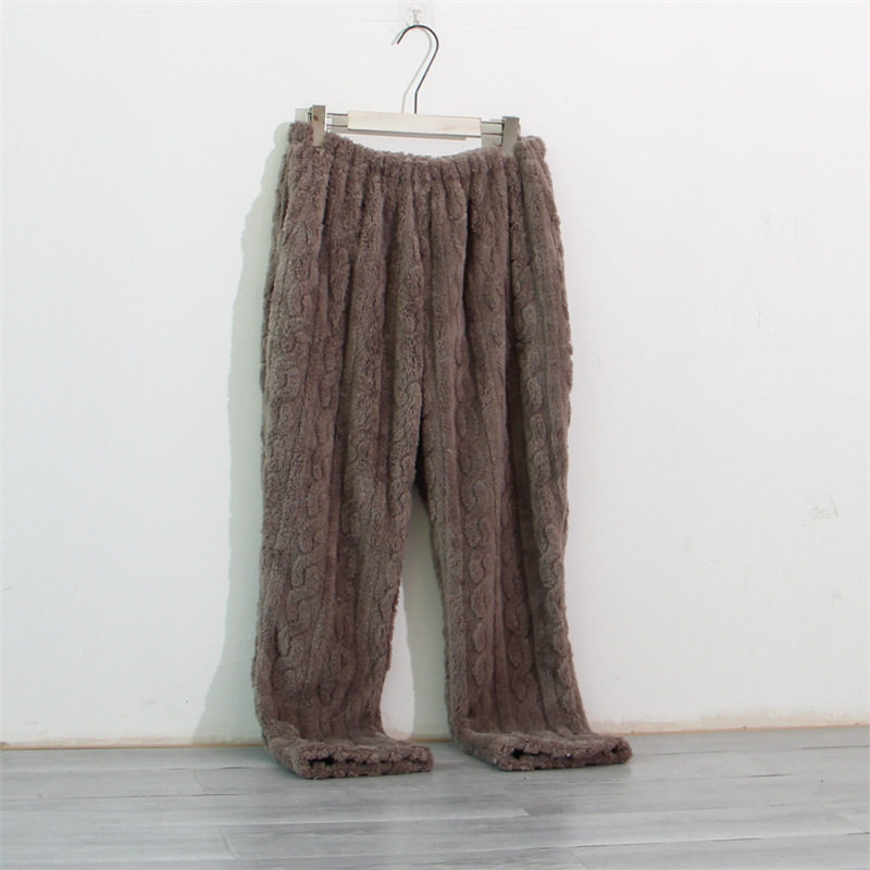 300-350斤加厚超肥直筒睡裤胖妈中年高腰法兰绒男女同款家居裤子,淘宝优惠券,粉丝福利购,淘宝优惠卷
