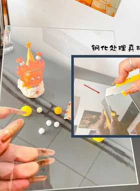 小野盲盒展示相框手办公仔收纳盒