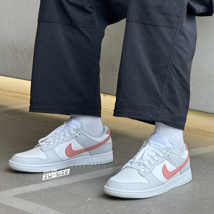 向往体育Nike/耐克Dunk LowRetro男子灰粉经典休闲板鞋HF0730-160 - 图0