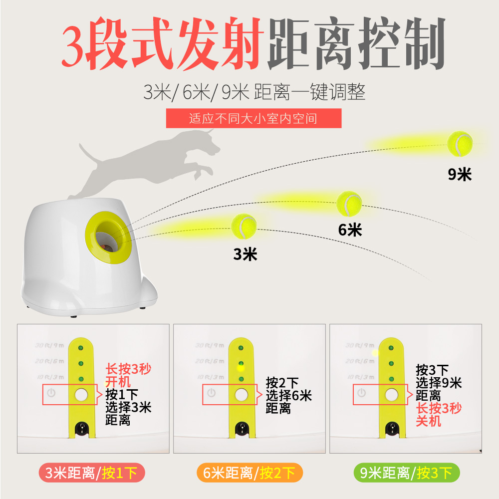 宠物狗子发球机狗狗自动玩具球网球扔球投球机器抛球器遛狗神器-图1