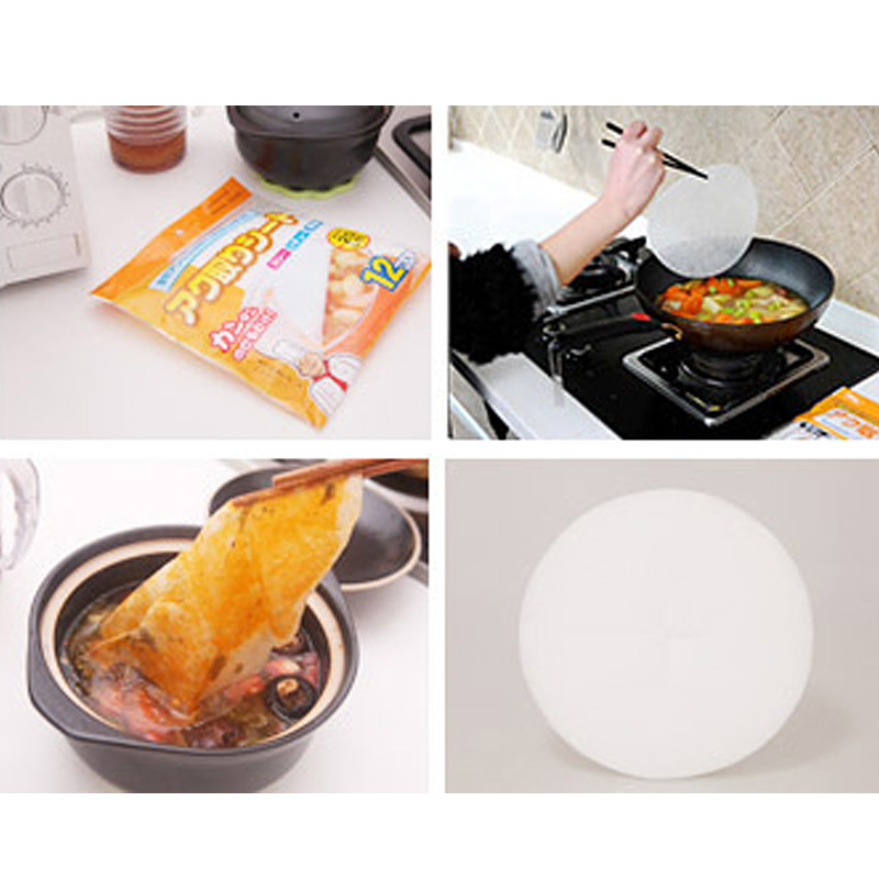 煮汤喝吸油纸厨房食用煲汤油炸滤油膜食品烘焙专用食物炖汤用去油 - 图2