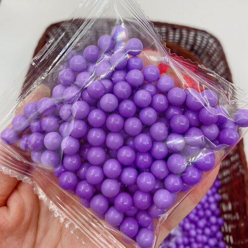 儿童玩具枪软子弹软胶弹7.2mm软胶球5号软度中硬材质塑料辨色珠子 - 图2