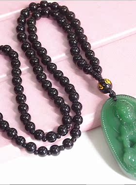 八大守护神龙蛇琉璃碧玉毛衣链