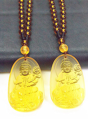 本命佛生肖守护神吊坠项链