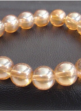 琥珀金色饰品招财旺事业单圈手串