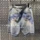 ACUPUNCTURE 2022 summer men and women's letter printed denim shorts 122M86320