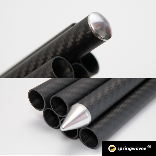 springwavee碳纤维天幕杆轻量化弹扣式便携帐篷支撑杆收纳进背包 - 图2