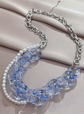 韩版个性百搭合金不对称