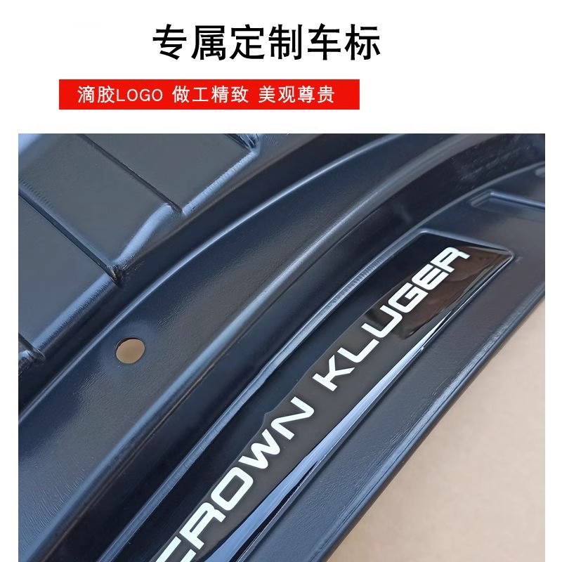 22-25款丰田汉兰达挡泥板皇冠陆放前后轮内衬挡泥皮改装专用配件 - 图3