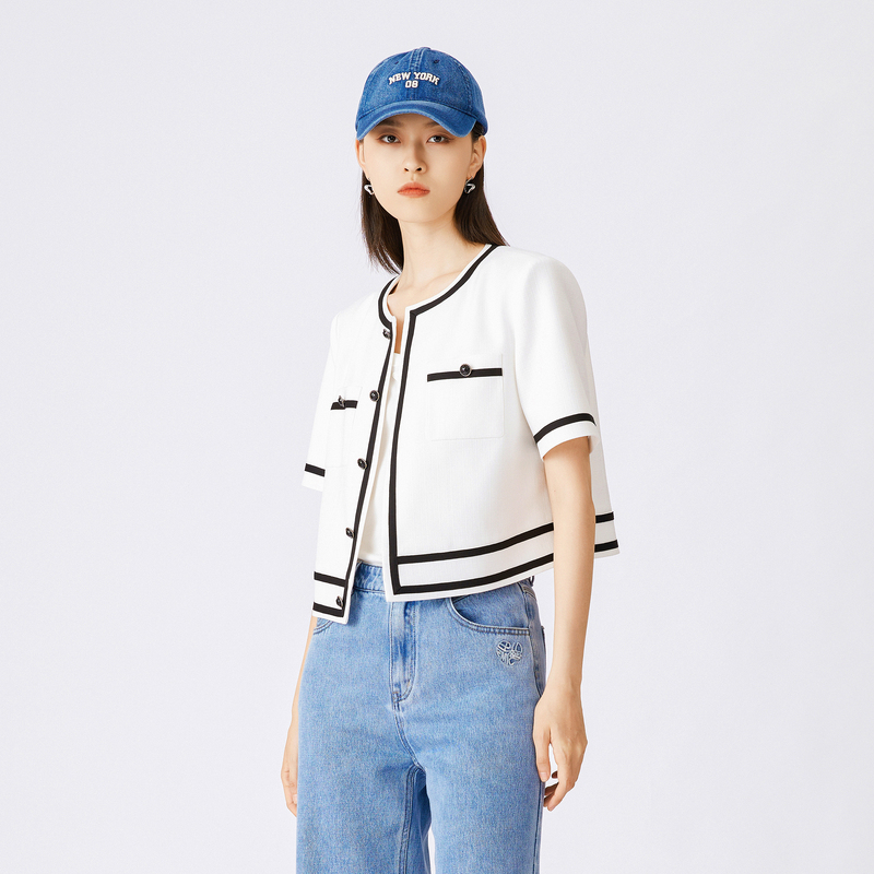  peoleo飘蕾短外套