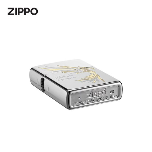 ZIPPO之宝正品煤油防风打火机 飞鸿镜面 芝宝打火机 男友送礼收藏 - 图3