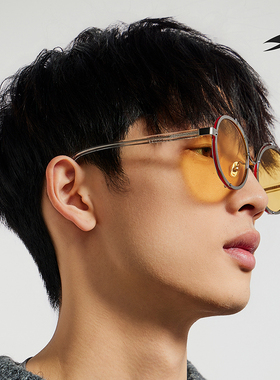 SOCKKEY圆形太阳镜个性街头复古时尚韩版圆脸眼镜潮