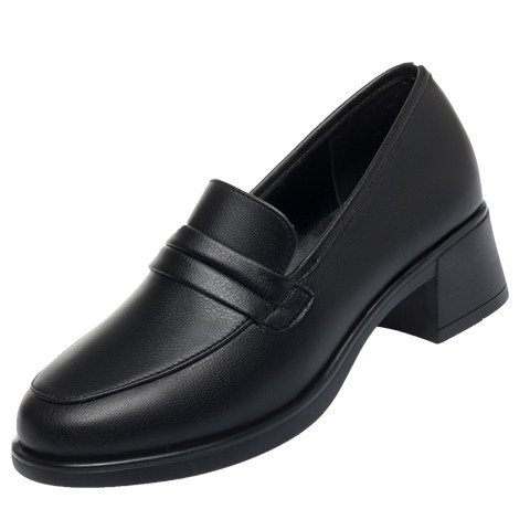 粗跟单鞋女新款真皮软底妈妈鞋中年女士皮鞋中跟防滑上班鞋工作鞋,淘宝优惠券,粉丝福利购,淘宝优惠卷