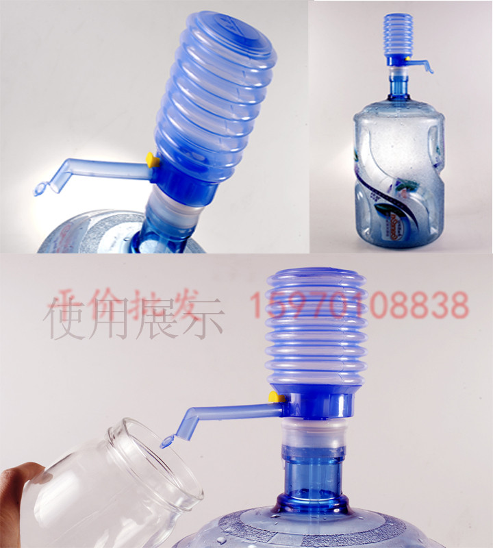 众惠/众维泵水器手压泵矿泉水桶装水吸水抽水器压水器1个起包邮中-图2