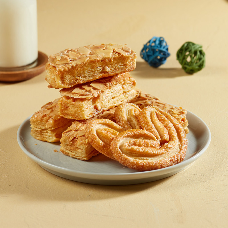 香港奇华蝴蝶酥扁桃仁条饼干礼盒197g进口零食品特产年货节日送礼,淘宝优惠券,粉丝福利购,淘宝优惠卷