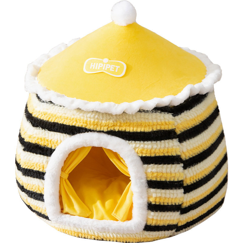 宠物帐篷猫窝秋冬季封闭式蒙古包猫别墅幼犬幼猫安全感保暖狗窝,淘宝优惠券,粉丝福利购,淘宝优惠卷