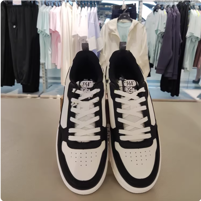 361度女鞋小白鞋板鞋2024秋季新款经典百搭轻便高弹低帮休闲鞋女,淘宝优惠券,粉丝福利购,淘宝优惠卷