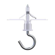 Lantern hanger Outdoor hanging metal hook Hook Fluffy Hook with lap Question Mark Expansion Seduces Top Loading Balcony fixation