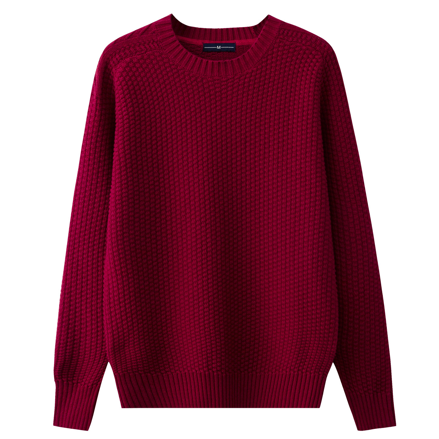 2025秋冬季长袖毛衣男百搭打底衫休闲纯棉线衣线衫潮牌圆领针织衫,淘宝优惠券,粉丝福利购,淘宝优惠卷