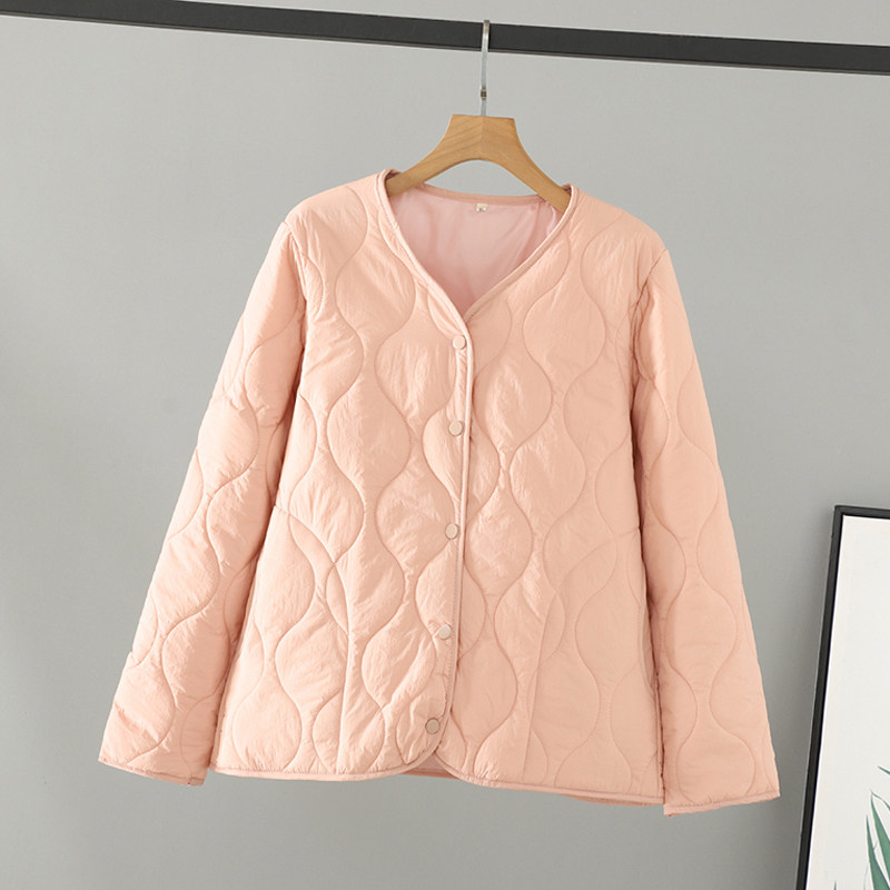 胖mm女装秋冬200斤轻薄炸街小棉袄女大码暗扣设计感盐系小棉服,淘宝优惠券,粉丝福利购,淘宝优惠卷