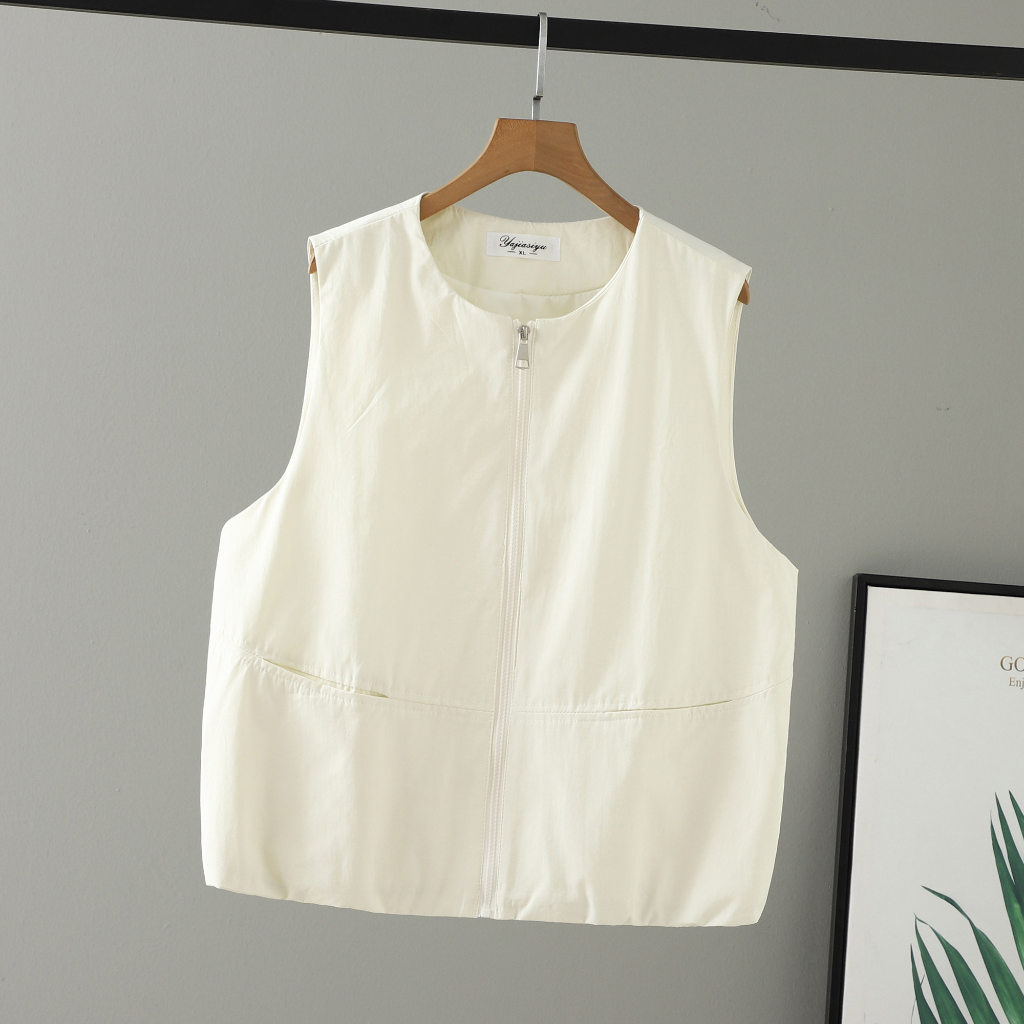 2025秋装胖妹妹大码女装新款宽松显瘦中年时尚简约上衣女气质马夹,淘宝优惠券,粉丝福利购,淘宝优惠卷