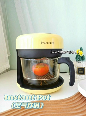 厂促康宁Instant Pot空气炸锅可视化玻璃无涂层锅体烹饪过程一品