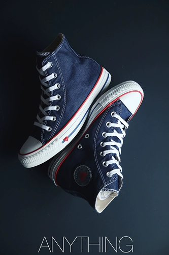 Converse, конверсы, высокие тканевые туфли на день Святого Валентина
