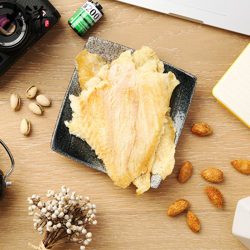 大洋烤鱼片休闲即食鱼干海鲜干货儿童休闲零食小吃青岛特产40gX10 - 图1